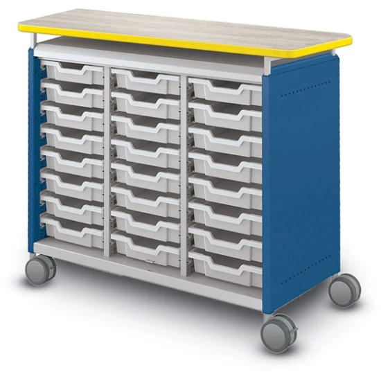 42-1/10"Hx48"Wx20"D Compass Cabinet Storage W/ (24) 3"H Totes - Maxi H2 - Transaction Top 3 42-1/10"Hx48"Wx20"D Compass Cabinet Storage W/ (24) 3"H Totes - Maxi H2 - Transaction Top