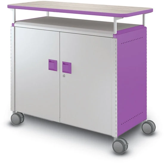 42-1/10"Hx48"Wx20"D Compass Cabinet Storage W/ (24) 3"H Totes - Maxi H2 - Transaction Top 4 42-1/10"Hx48"Wx20"D Compass Cabinet Storage W/ (24) 3"H Totes - Maxi H2 - Transaction Top - Image 2