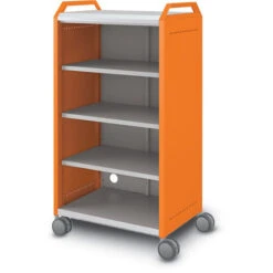 53-1/2"Hx28-1/2"Wx19-1/4"D Compass Cabinet Storage W/ Shelves - Midi H3 - Handles