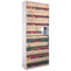 Space Saving High-Density Eight Tier Open Shelving Starter Unit -Office Supplies Shop MDF 8S 1