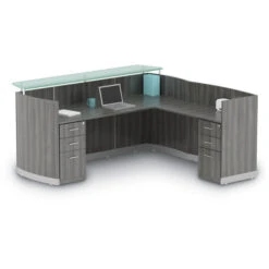 Medina Reception L-Station (Box/Box/File & Box/Box/File Pedestals)