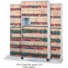 High-Density Five Unit File System On Quick Track-79"H