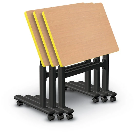 3224 Rectangle - Height Adjustable Flipper Desk 4 3224 Rectangle - Height Adjustable Flipper Desk - Image 2