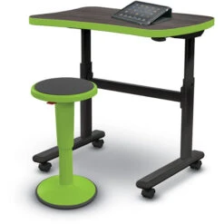 3424 Beluga - Height Adjustable Flipper Desk