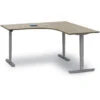 ML Series Height Adjustable Table: 3-Stage 3 Column Single Surface -Office Supplies Shop ML 3L72 1