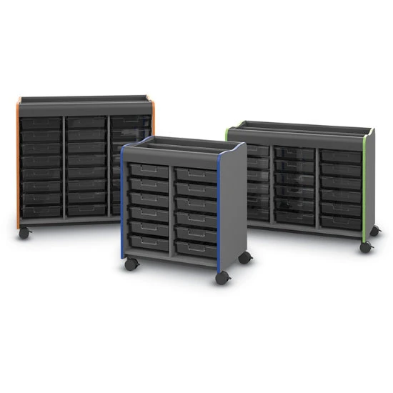 Horizon™ Makerspace Mobile Storage Cart W/ 18 Trays 6 Horizon™ Makerspace Mobile Storage Cart W/ 18 Trays - Image 4