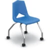 MG1100 Series Stack Chair - 18"H With Casters -Office Supplies Shop MOVB 18C 1