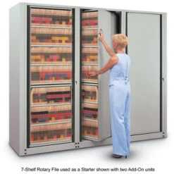 ARC™ Rotary File Six Shelf Starter Unit -Office Supplies Shop MRF 6 4