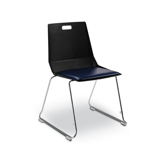 LuvraFlex Chair, Poly Back/Padded Seat 3 LuvraFlex Chair, Poly Back/Padded Seat