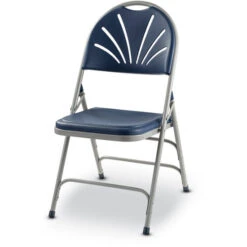 1100 Series Polyfold Fan Back Triple-Brace Chair