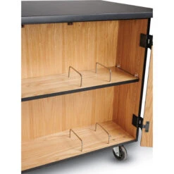 Mobile Science Cart W/ Microscope Dividers -Office Supplies Shop NPMSC 5 3