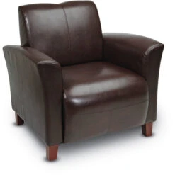 OSP® Furniture Lounge Series Breeze Eco-Leather Club Chair -Office Supplies Shop OCS CC 2