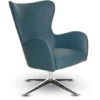 Vinyl Swivel Chair With Aluminum Base 1 Vinyl Swivel Chair With Aluminum Base -Office Supplies Shop OFRS 5387A 1