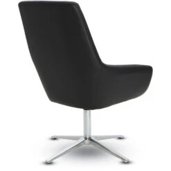 Faux Leather Chair With Aluminum Finish Base 13 Faux Leather Chair With Aluminum Finish Base -Office Supplies Shop OFRS 80228A 6