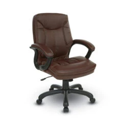 Mid-Back Faux Leather Manager's Chair -Office Supplies Shop OFSS MB 2