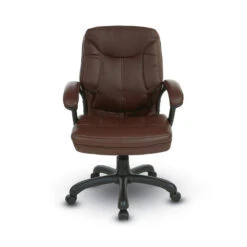 Mid-Back Faux Leather Manager's Chair -Office Supplies Shop OFSS MB 3