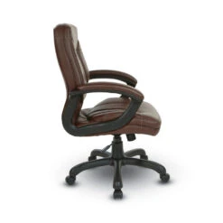 Mid-Back Faux Leather Manager's Chair -Office Supplies Shop OFSS MB 4