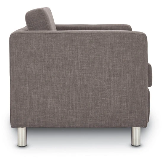 WorkSmart® Pacific Arm Chair In Fabric W/ Chrome Finish Legs 5 WorkSmart® Pacific Arm Chair In Fabric W/ Chrome Finish Legs - Image 3