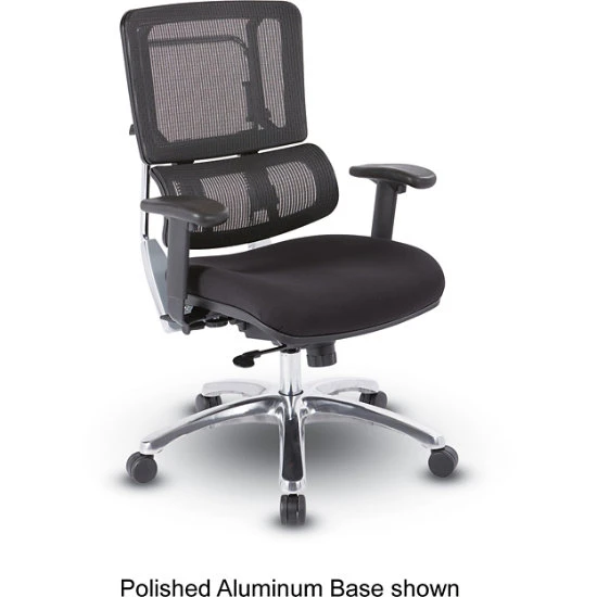 Breathable Black Vertical Mesh Back W/ Adj. Back, Dual Steel Frame Post, Adj. Arms - Coal FreeFlex® 3 Breathable Black Vertical Mesh Back W/ Adj. Back, Dual Steel Frame Post, Adj. Arms - Coal FreeFlex®