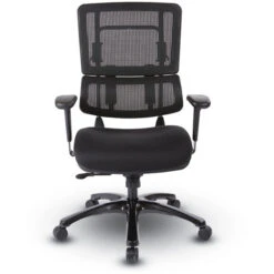 Breathable Black Vertical Mesh Back W/ Adj. Back, Dual Steel Frame Post, Adj. Arms - Coal FreeFlex® 9 Breathable Black Vertical Mesh Back W/ Adj. Back, Dual Steel Frame Post, Adj. Arms - Coal FreeFlex® -Office Supplies Shop OPR BK SF 3