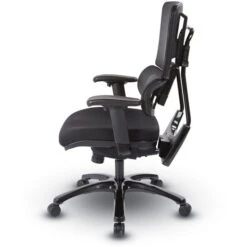 Breathable Black Vertical Mesh Back W/ Adj. Back, Dual Steel Frame Post, Adj. Arms - Coal FreeFlex® 10 Breathable Black Vertical Mesh Back W/ Adj. Back, Dual Steel Frame Post, Adj. Arms - Coal FreeFlex® -Office Supplies Shop OPR BK SF 4