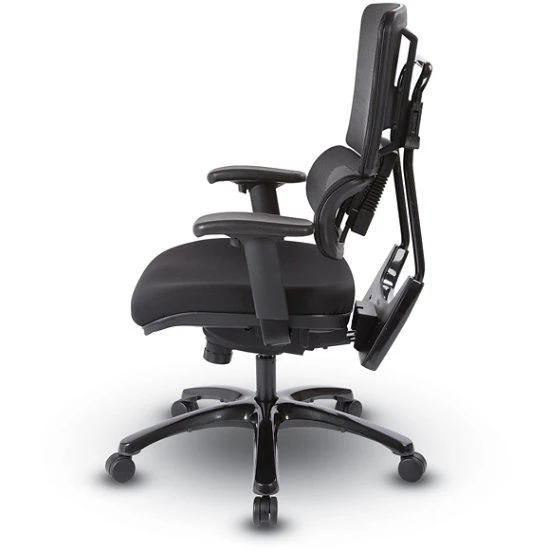 Breathable Black Vertical Mesh Back W/ Adj. Back, Dual Steel Frame Post, Adj. Arms - Coal FreeFlex® 6 Breathable Black Vertical Mesh Back W/ Adj. Back, Dual Steel Frame Post, Adj. Arms - Coal FreeFlex® - Image 4