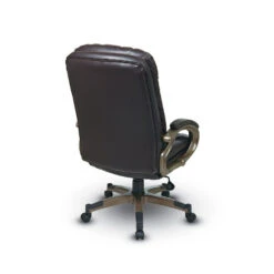 Executive Eco-Leather Chair With Padded Arms And Coated Frame -Office Supplies Shop OSAD 83 4
