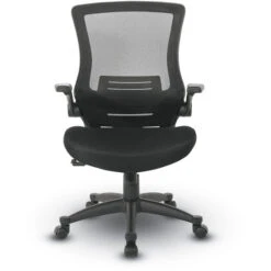 Screen-Back Black Fabric Manager's Chair -Office Supplies Shop OSBL BF 3