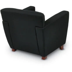 OSP® Furniture Lounge Series Custom Fabric Club Chair With Cherry Finish -Office Supplies Shop OSCF 71C 3