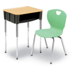 3200 Series Ovation Open Front Plastic Top Desk With Book Box -Office Supplies Shop OSCS 2SP 3