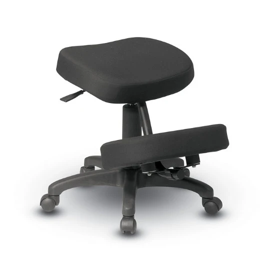 WorkSmart® KC Series Black Ergonomically Designed Knee Chair Featuring Memory Foam & 5-Prong Base W/ Dual-Wheel Carpet Casters 3 WorkSmart® KC Series Black Ergonomically Designed Knee Chair Featuring Memory Foam & 5-Prong Base W/ Dual-Wheel Carpet Casters
