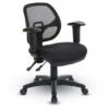 Ergonomic Task Chair W/ ProGrid® Mesh Back, Padded Fabric Seat, Adj. Arms & Multi-Task Control -30 Coal FreeFlex® -Office Supplies Shop OSI 29AS 1