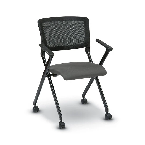 WorkSmart® FC Series Folding Chair W/ Flex Back, Grade A Fabric Seat & Black Frame 3 WorkSmart® FC Series Folding Chair W/ Flex Back, Grade A Fabric Seat & Black Frame