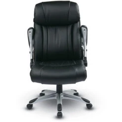 WorkSmart® ECH Series Executive Eco-Leather Chair With Adjustable Padded Flip Arms -Office Supplies Shop OSPF 86 2