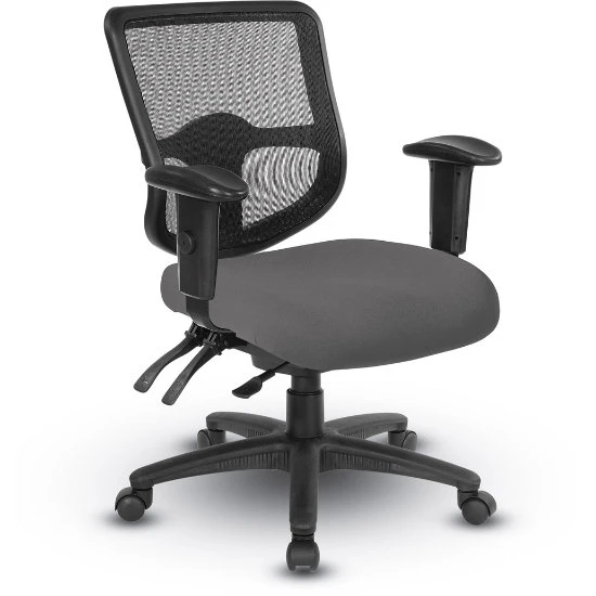 Ergonomic Task Chair W/ ProGrid® Mesh Back & Ratchet Back Height Adj., Adj. Arms, & Dual Function Control(Grade A) 3 Ergonomic Task Chair W/ ProGrid® Mesh Back & Ratchet Back Height Adj., Adj. Arms, & Dual Function Control(Grade A)