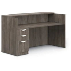 Superior Laminate Reception Station: Shell, Top, BBF Pedestal
