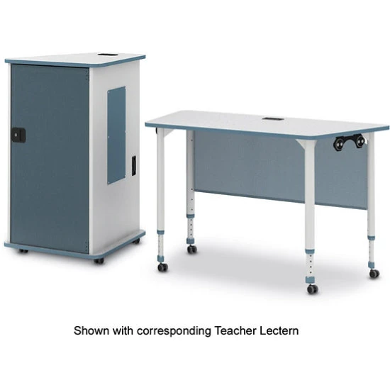 A&D® Crossfit Teacher Desk With Ganging Magnets 48"Wx24"D 4 A&D® Crossfit Teacher Desk With Ganging Magnets 48"Wx24"D - Image 2