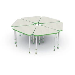 A&D® Point Adjustable Height Student Desk (34"Wx30"D) 12 A&D® Point Adjustable Height Student Desk (34"Wx30"D) -Office Supplies Shop PAF P340 5