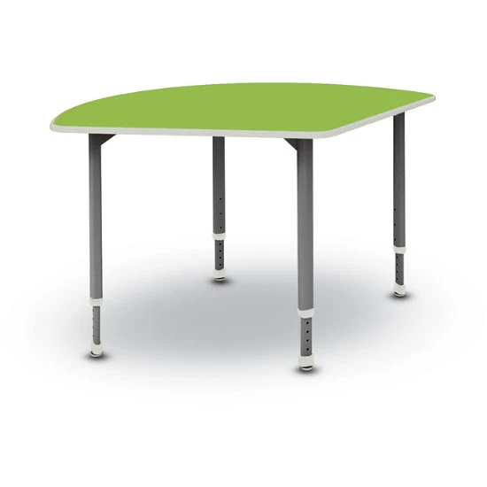 A&D® Wedge Adjustable Height Student Desk (50"Wx35"D) 3 A&D® Wedge Adjustable Height Student Desk (50"Wx35"D)