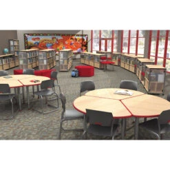 A&D® Wedge Adjustable Height Student Desk (50"Wx35"D) 13 A&D® Wedge Adjustable Height Student Desk (50"Wx35"D) -Office Supplies Shop PAF W505 6