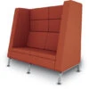 Motiv 2.0 - 18"H Double High-Back Armed Sofa - Grade 1 Vinyl