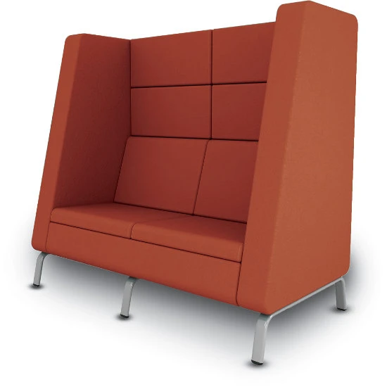 Motiv 2.0 - 18"H Double High-Back Armed Sofa - Grade 1 Vinyl 3 Motiv 2.0 - 18"H Double High-Back Armed Sofa - Grade 1 Vinyl