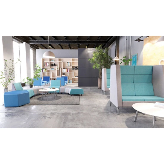 Motiv 2.0 - 18"H Double High-Back Armed Sofa - Grade 1 Vinyl 4 Motiv 2.0 - 18"H Double High-Back Armed Sofa - Grade 1 Vinyl - Image 2