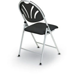 WorkSmart® FC Series Folding Chair W/ Plastic Fan Back & Mesh Seat (4-Pack) -Office Supplies Shop PERF 1 6