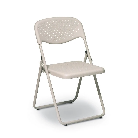 WorkSmart® Folding Chair With Plastic Seat And Back 4 WorkSmart® Folding Chair With Plastic Seat And Back - Image 2