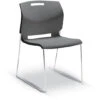 Global Popcorn™ Series Armless Chair With Poly Seat -Office Supplies Shop PPC NA 1