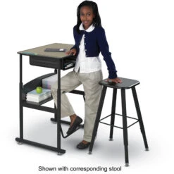 AlphaBetter® Desk With Standard Top & Bookbox- 28"Wx20"D 8 AlphaBetter® Desk With Standard Top & Bookbox- 28"Wx20"D -Office Supplies Shop PSU 202 3