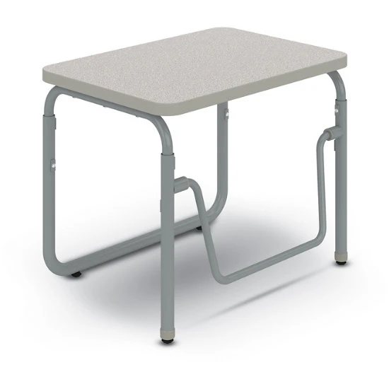 AlphaBetter® 2.0 Height-Adjustable Student Desk W/ Pendulum Bar, 22"x30", Gray 3 AlphaBetter® 2.0 Height-Adjustable Student Desk W/ Pendulum Bar, 22"x30", Gray