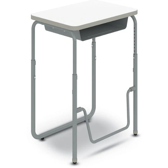 AlphaBetter® 2.0 Height-Adjustable Student Desk W/ Book Box & Pendulum Bar, 29"x43", Dry-Erase 3 AlphaBetter® 2.0 Height-Adjustable Student Desk W/ Book Box & Pendulum Bar, 29"x43", Dry-Erase