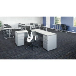 Teacher CSL Caster Base (CLeg/Dual Ped/Mod Panel) 24x66x72x24 & 2 Piece L-Shape Worksurface 24x66x72x24 9 Teacher CSL Caster Base (CLeg/Dual Ped/Mod Panel) 24x66x72x24 & 2 Piece L-Shape Worksurface 24x66x72x24 -Office Supplies Shop RAC TLD72 4